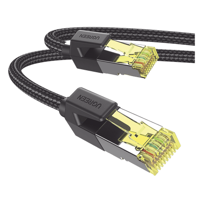 Cable Ethernet Cat7 CLASS F/FTP Redondo con Malla de Nylon 5 Metros (16.40 Pies)