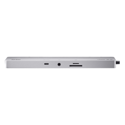 Dock Multipuerto USB-C | 11 en 1 | 8K Single o Dual 4K | PD 100W | USB 3.2 Gen 1 | Ethernet Gigabit | SD MicroSD | Aluminio