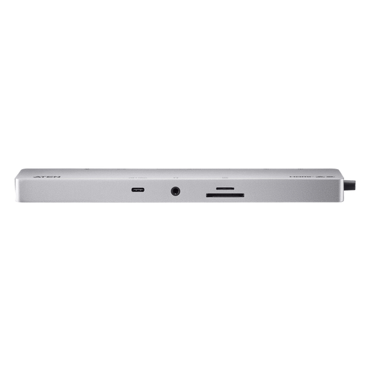 Dock Multipuerto USB-C | 11 en 1 | 8K Single o Dual 4K | PD 100W | USB 3.2 Gen 1 | Ethernet Gigabit | SD MicroSD | Aluminio