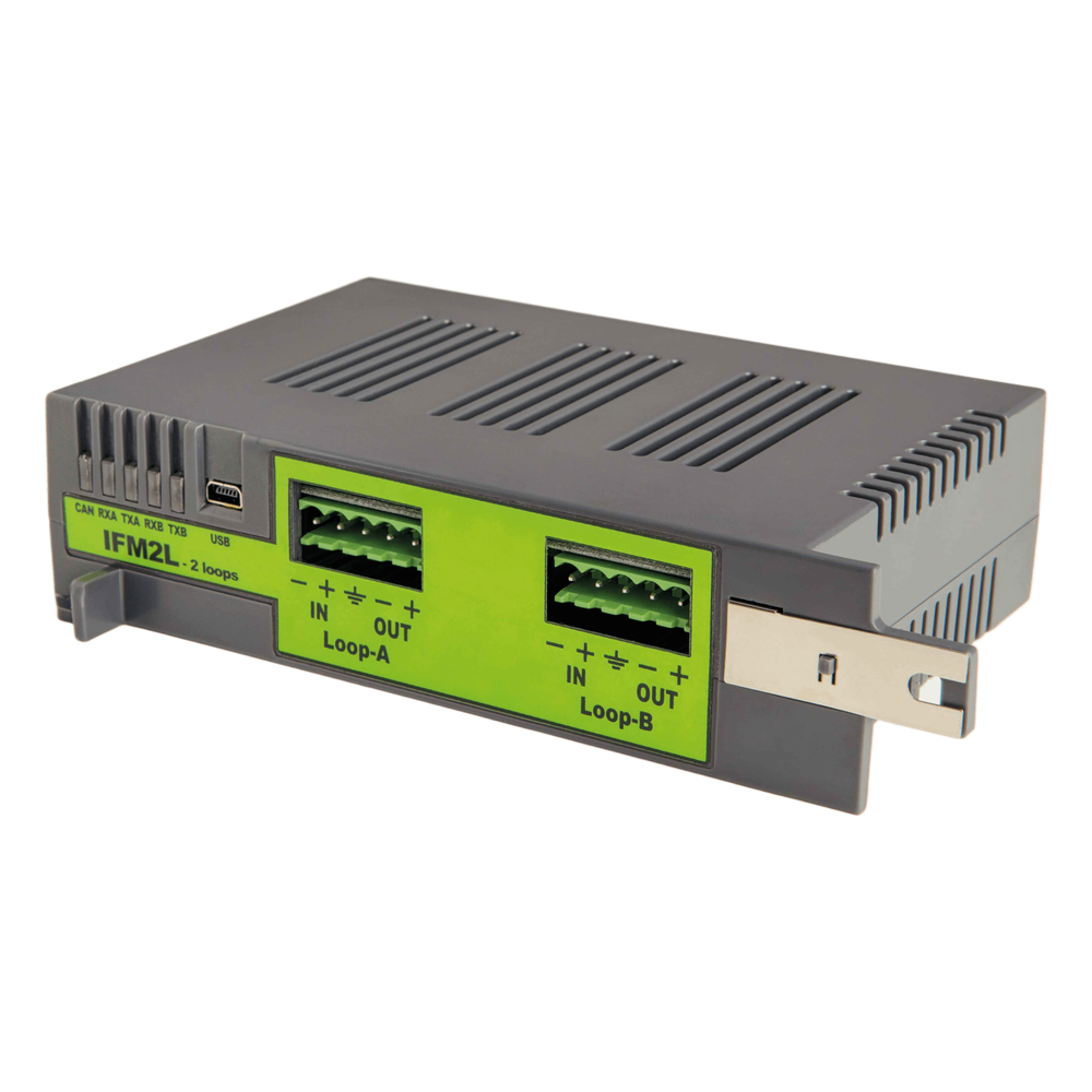 Módulo Expansión 2 Lazos | Control 240 Dispositivos por Lazo | Tecnología Open Loop® | Protocolos Inim-Argus-Apollo