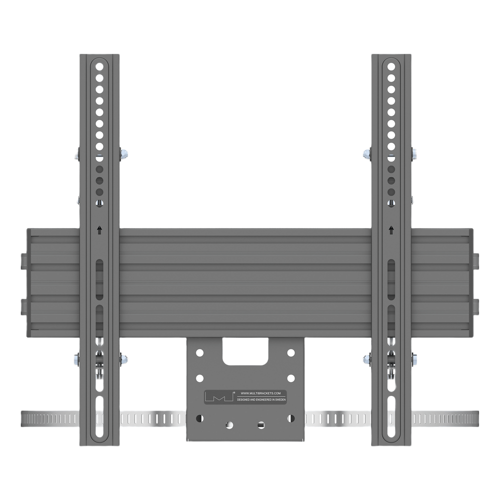 Montaje para pantallas de 32 a 65 pulgadas en columna| vesa 100 x 100 hasta 400 x 400 | color negro| cap. max 35KG