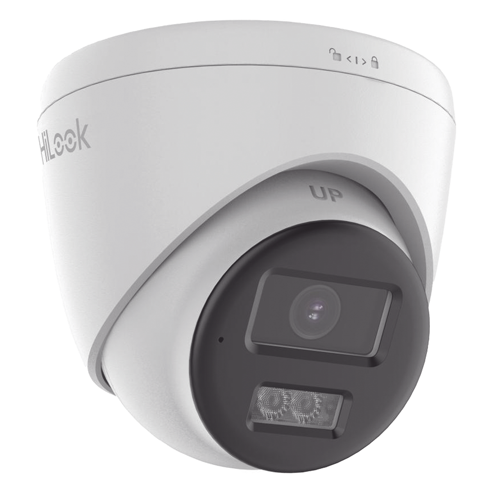[Audio Bidireccional + Dual Light + ColorVu] Turret TURBOHD 2 Megapixel (1080p) / Lente 2.8 mm / 40 mts IR EXIR + 40 mts Luz Blanca / Micrófono y