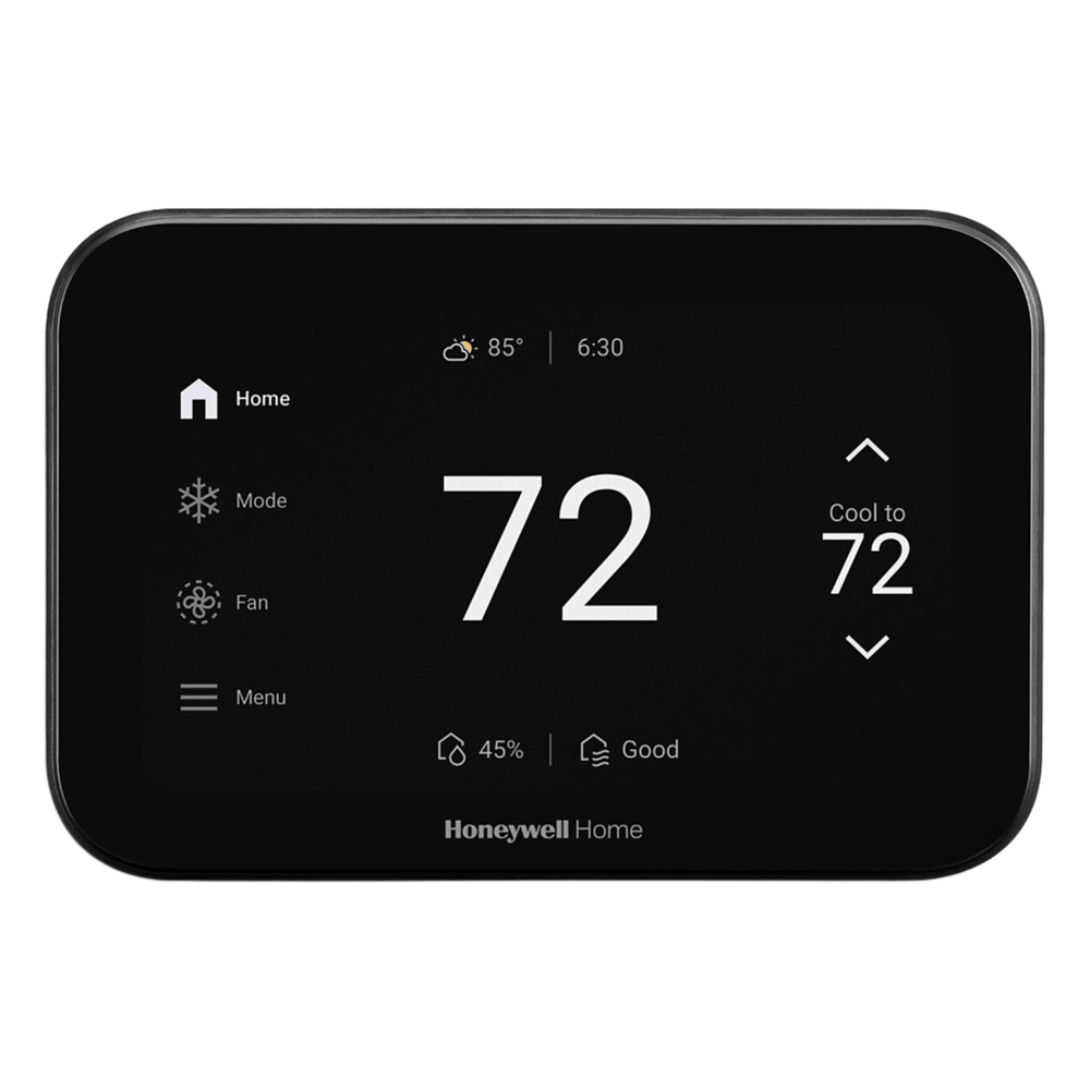Termostato inteligente con pantalla táctil de 5 pulgadas, control de calidad de aire (IAQ), hasta 4H/2C bomba de calor, Wi-Fi, Bluetooth y Matter