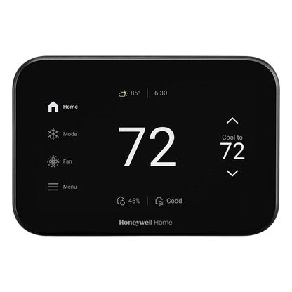 Termostato inteligente con pantalla táctil de 5 pulgadas, control de calidad de aire (IAQ), hasta 4H/2C bomba de calor, Wi-Fi, Bluetooth y Matter