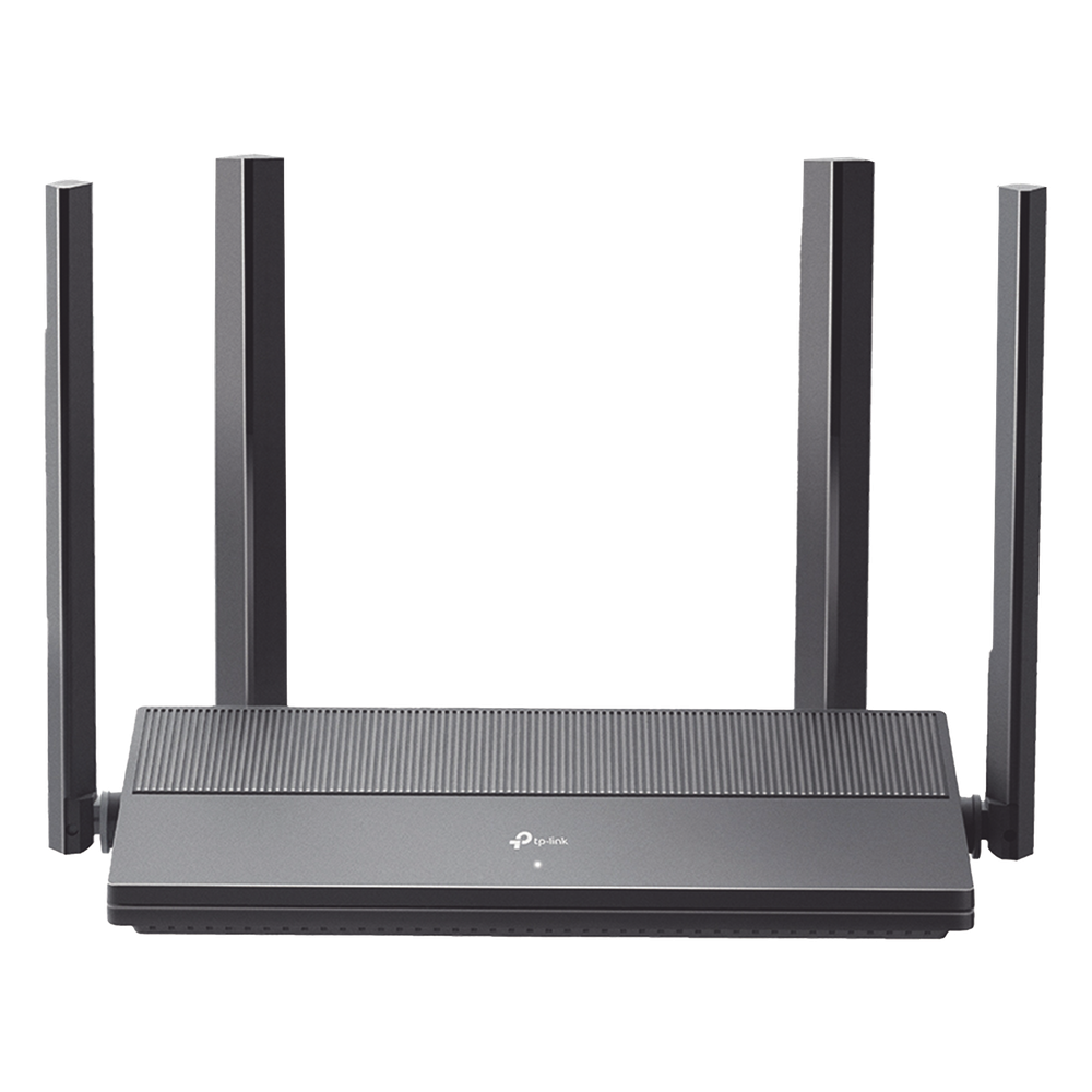 Router WiFi 6 AX 1500 Mbps / MU-MIMO 2X2 y OFDMA / 1 Puerto WAN Gigabit / 3 Puertos LAN Gigabit / Soporta IPV6 y TR-069 / 4 Antenas Beamforming