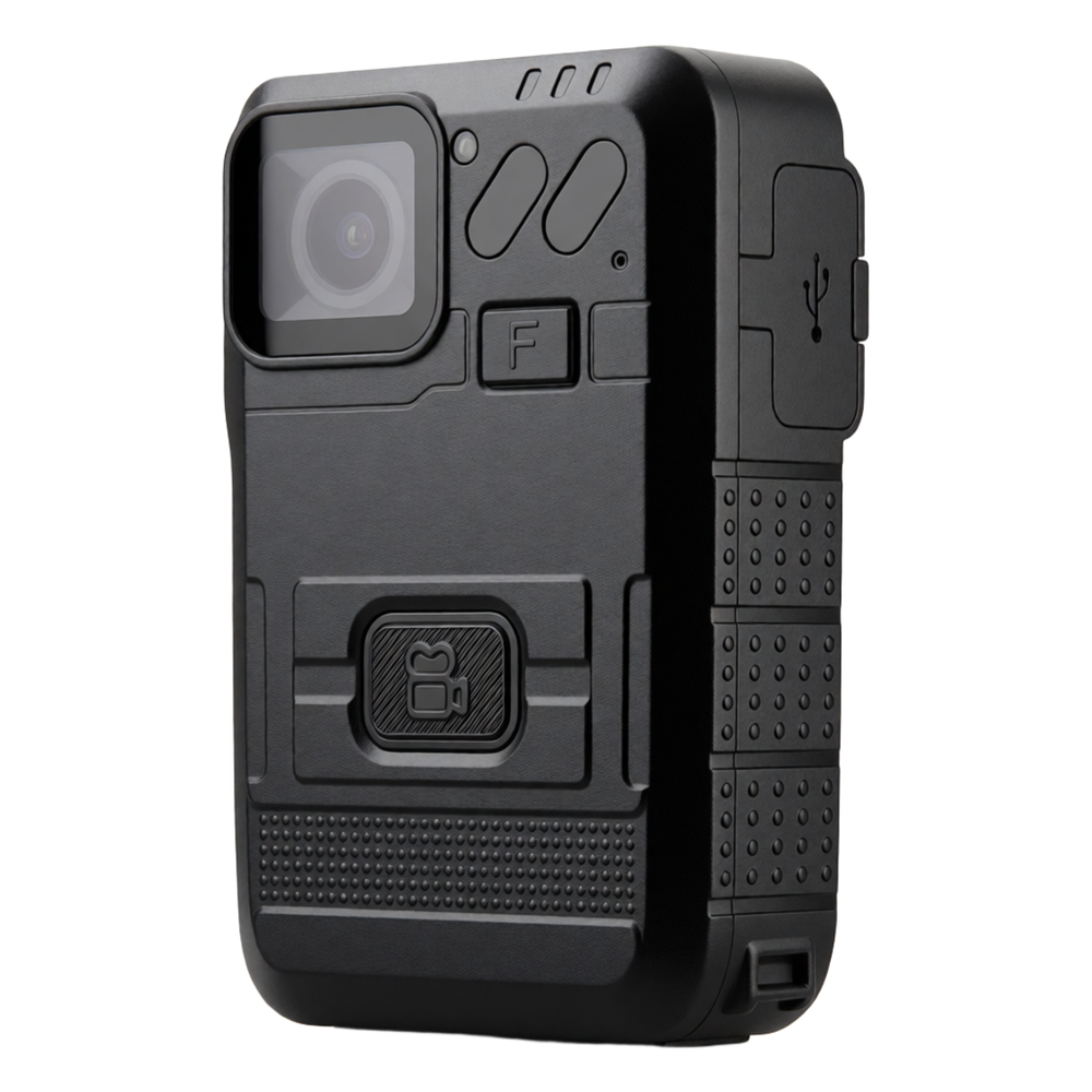 Body Camera (Cámara Corporal) | 1440P@30fps | H.264 | Almacenamiento 64GB | Batería 4000mAh 15h | Visión Nocturna IR 10 m (32.8 ft) | 130° | 58MP