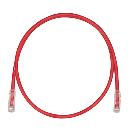 Cable de Parcheo TX6, UTP Cat6, 24 AWG, CM/LSZH, Color Rojo, 1 ft