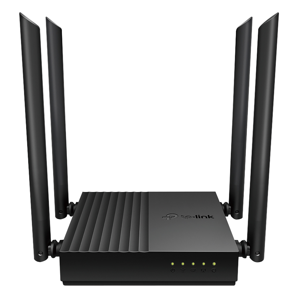 Router Inalámbrico AC 1200 / Doble Banda MU-MIMO / 1 puerto WAN 10/100/1000 Mbps / 4 puertos LAN 10/100/1000 Mbps / Compatible con EasyMesh