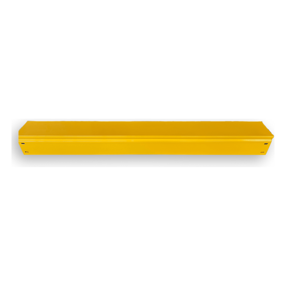 CHFIBER Tramo Recto de Aluminio para Fibra Óptica, 4" de Peralte, 4" de Ancho y 1.52 m de Longitud, con Pintura Epóxica Amarilla, Incluye Tapa