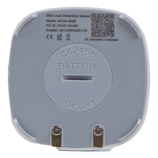 Mini Sensor Inteligente de Detección de Fugas de Agua LoRaWAN / Alarma Inmediata / IP67 / para BMS, Baños Inteligentes y Hogar