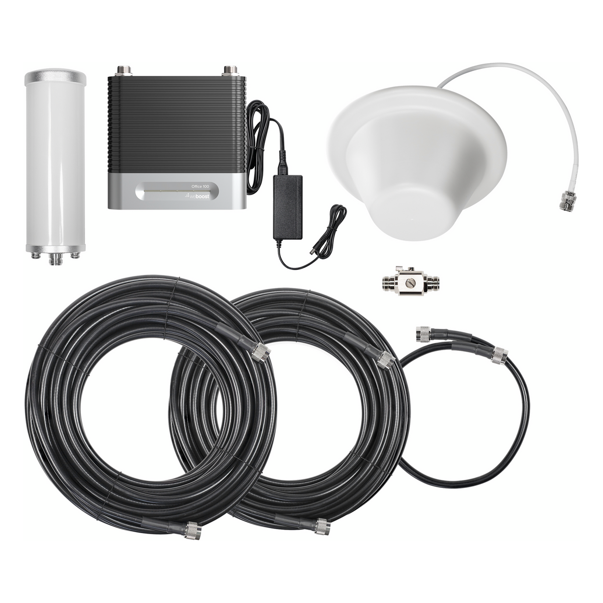 KIT Amplificador de Señal Celular 4G/ 3G, OFFICE 100 | Mejora la Señal Celular de Múltiples Operadores | Cubre áreas de hasta 1200 m²