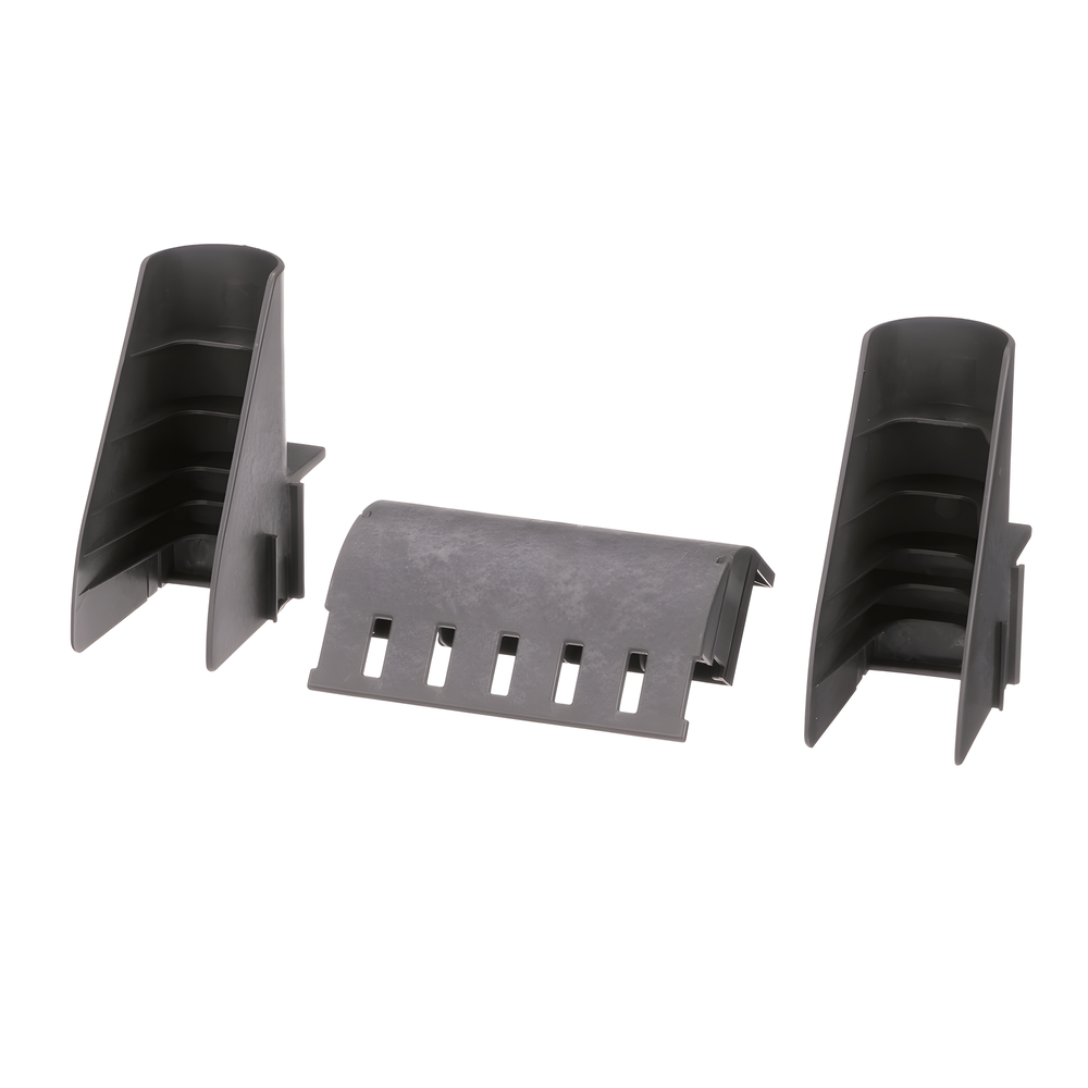 Kit de Bajada de Cables Para Charola Tipo Escalerilla, Con Control de Radio de Curvatura, Fabricado en Nylon 6.6, Color Negro