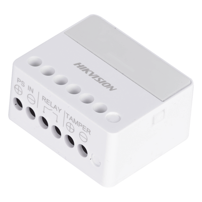 (AX PRO) Relevador Inalámbrico / 1 Entrada de Alarma 24/7 / 1 Salida de Relevador 0 a 36 Vcc (Max. 5 A)