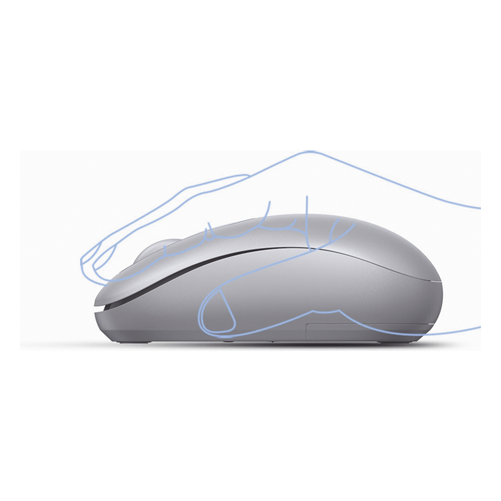 Mouse Inalámbrico 2.4G 800/1200/1600/2400 DPI | Función de 3 botones | Alcance 10m | Silencioso | Ergonómico | Anti-caída y Anti-interferencias |