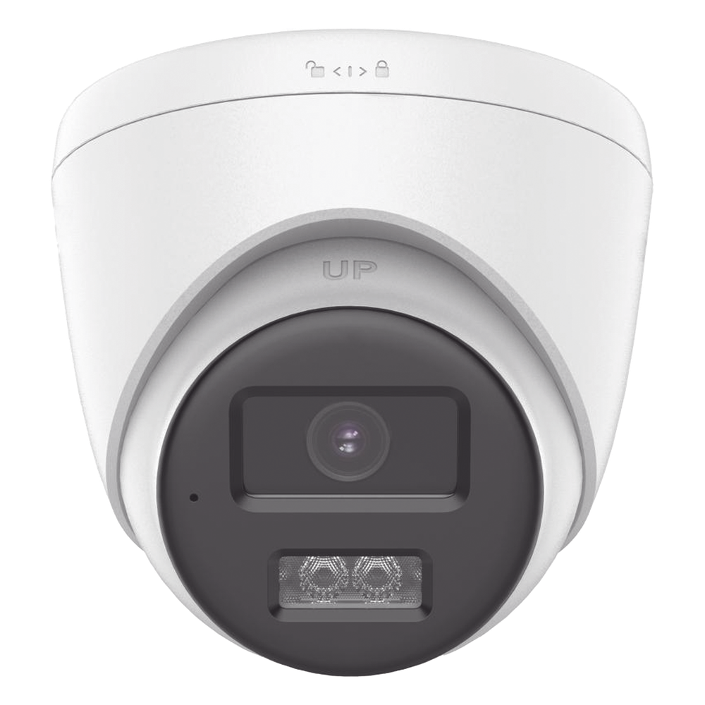 [Audio Bidireccional + Dual Light + ColorVu] Turret TURBOHD 2 Megapixel (1080p) / Lente 2.8 mm / 40 mts IR EXIR + 40 mts Luz Blanca / Micrófono y