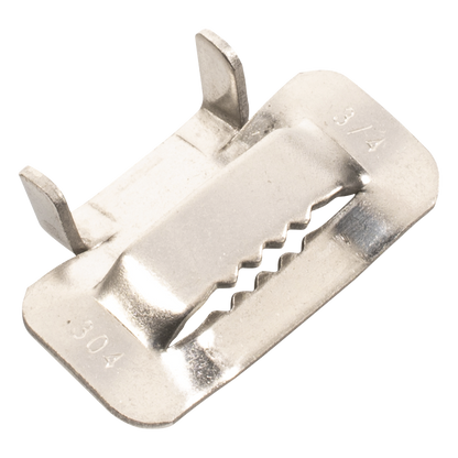 Hebilla de Acero Inoxidable T, 3/4", 100 piezas