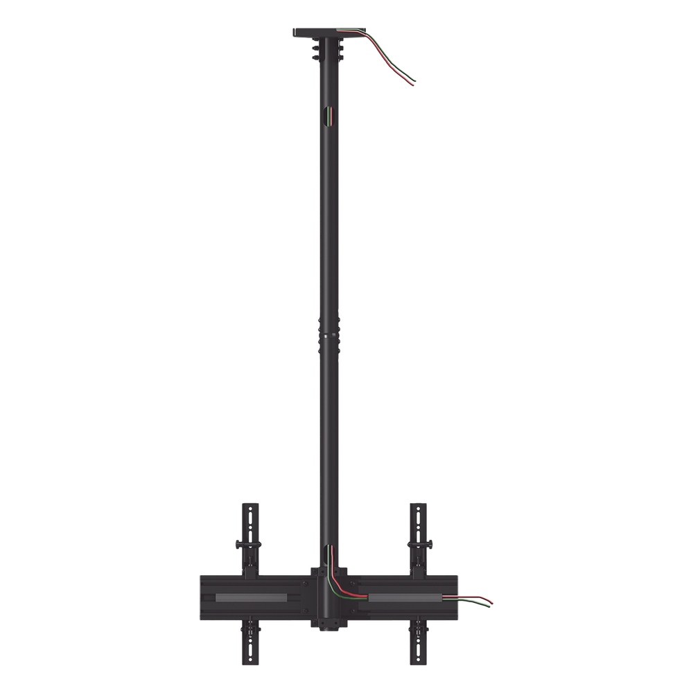 Montaje de Techo para Pantallas de 32"- 75I"| VESA 100 X 100 HASTA 400 X 400| Capacidad Máxima de Carga 50Kg