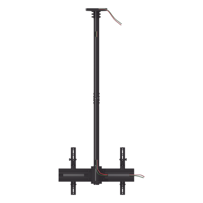 Montaje de Techo para Pantallas de 32"- 75I"| VESA 100 X 100 HASTA 400 X 400| Capacidad Máxima de Carga 50Kg