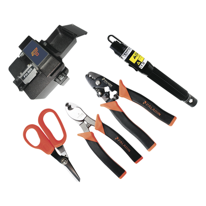 Kit de Herramientas para Terminación de Conectores de Fibra Óptica Prepulidos con Cleaver de 2 Pasos