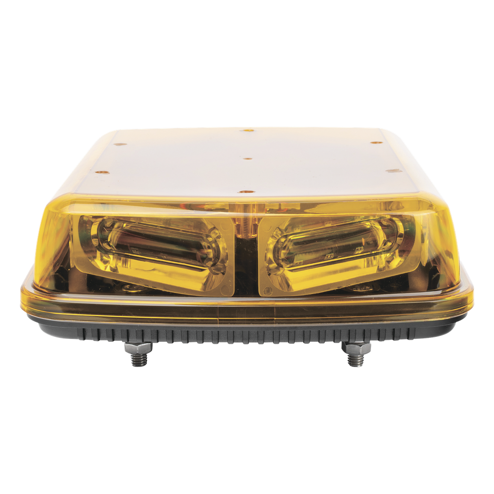 Mini Barra con 18 Poderosos LEDs, Color Ámbar Con Montaje Fijo de Tornillos