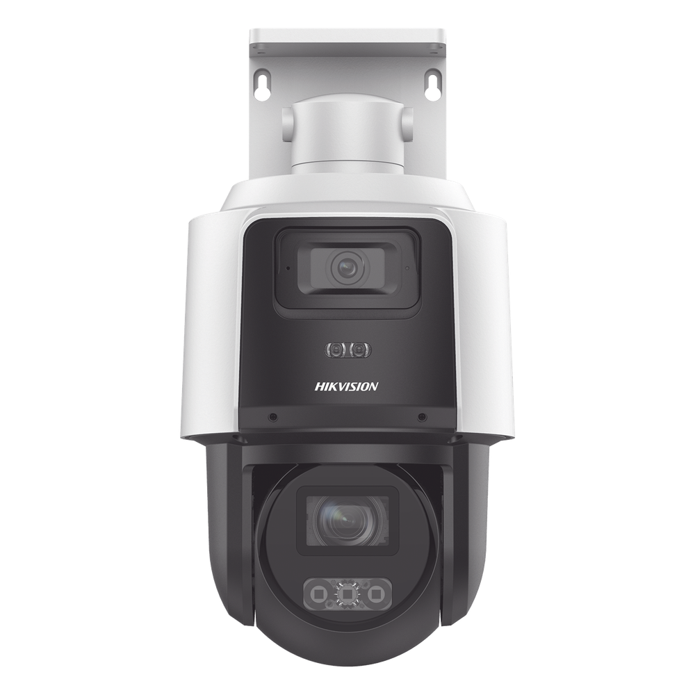 [TandemVu] PTZ IP 4 Megapixel con Cámara Panorámica 4 Megapixel / 4X Zoom / Dual Light (40 mts IR + 30 mts Luz Blanca) / ACUSENSE / IP66 / PoE+
