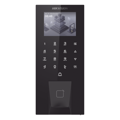 Terminal de Control de Acceso Biométrico / Huella Digital + Tarjeta M1 + PIN + Bluetooth / 5,000 Huellas y 150,000 Eventos / Pantalla LCD Táctil 2.4