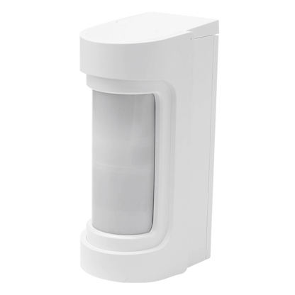 Detector de movimiento PIR dual inalámbrico para exteriores con batería de litio de larga duración