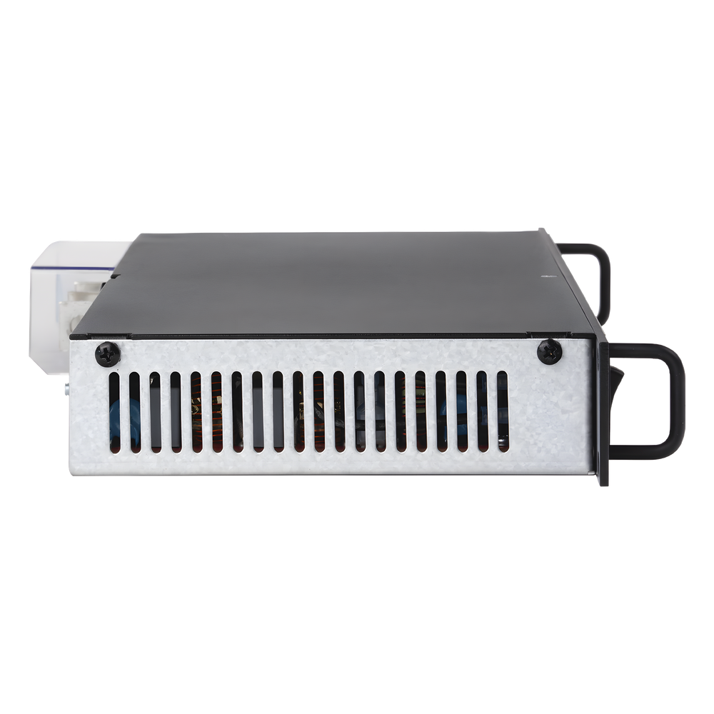 Fuente de Poder de Alta Eficiencia, 12.5 Amperes, 48 Vcc, , 1 Unidad Rack, Cargador de baterías, Función LVD