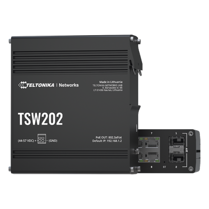 Switch Industrial Administrable L2, 8 puertos PoE 802.3af/at, Soporta Profinet