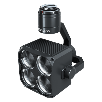 Estrobo Multi-color compatible con Drones DJI M350/M400, 90W Máximo, Luz Estroboscópica Multi-color, 4 Colores RGBY