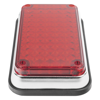 Luz de Advertencia de 6X4", Color Rojo, Ideal para Ambulancias