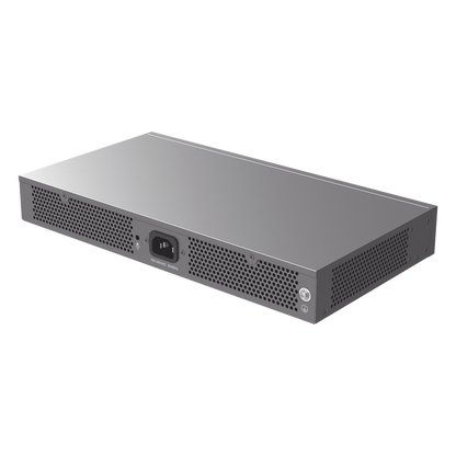 Switch Capa 3 PoE+ Administrable / 8 puertos 10/100/1000 Mbps + 2 Puertos SFP+ de 10 Gigabits / Hasta 120W / Compatible con GWN Cloud.