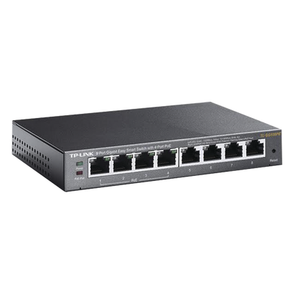 Easy Smart Switch PoE JetStream , 8 puertos 10/100/1000 Mbps 55 W