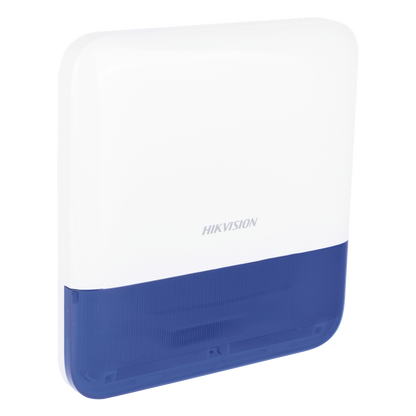 (AX PRO) Sirena Inalámbrica con Estrobo Azul para Exterior IP65 / 110 dB