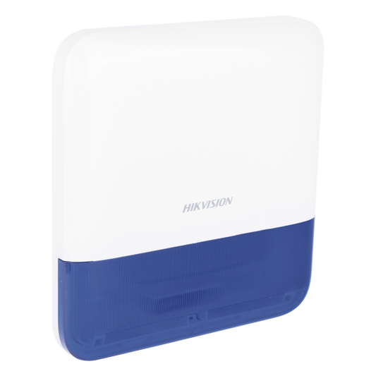 (AX PRO) Sirena Inalámbrica con Estrobo Azul para Exterior IP65 / 110 dB