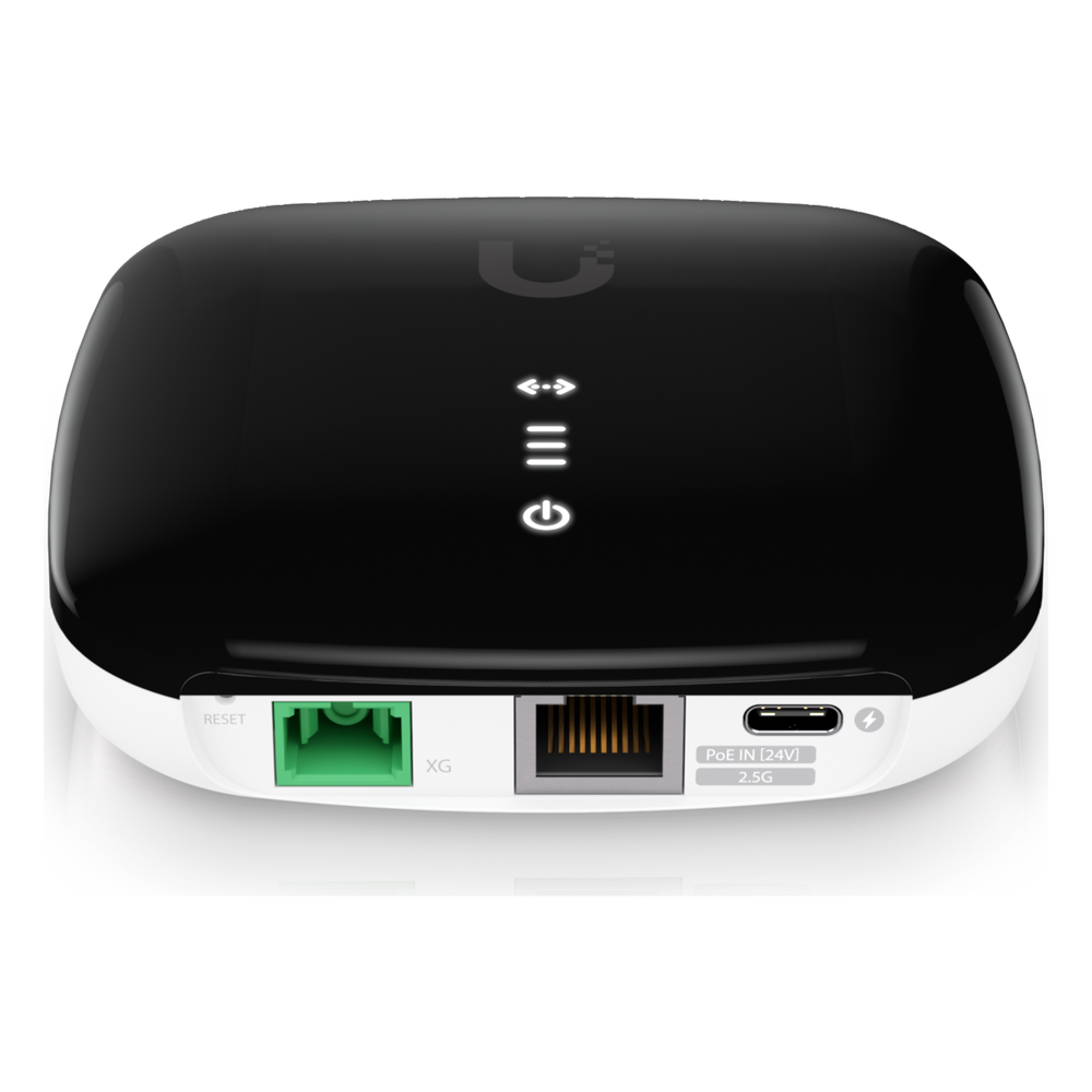 Ubiquiti Fiber XG (UISP-FIBER-XG) — ONU con 2.5 Gbps de Subida y 10 Gbps de Bajada, Alcance de hasta 20 km
