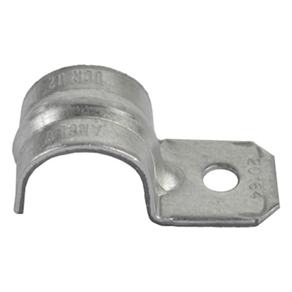 Abrazadera tipo Uña para Tubo Conduit Pared Gruesa y Conduit PVC de 3/4 (19 mm).