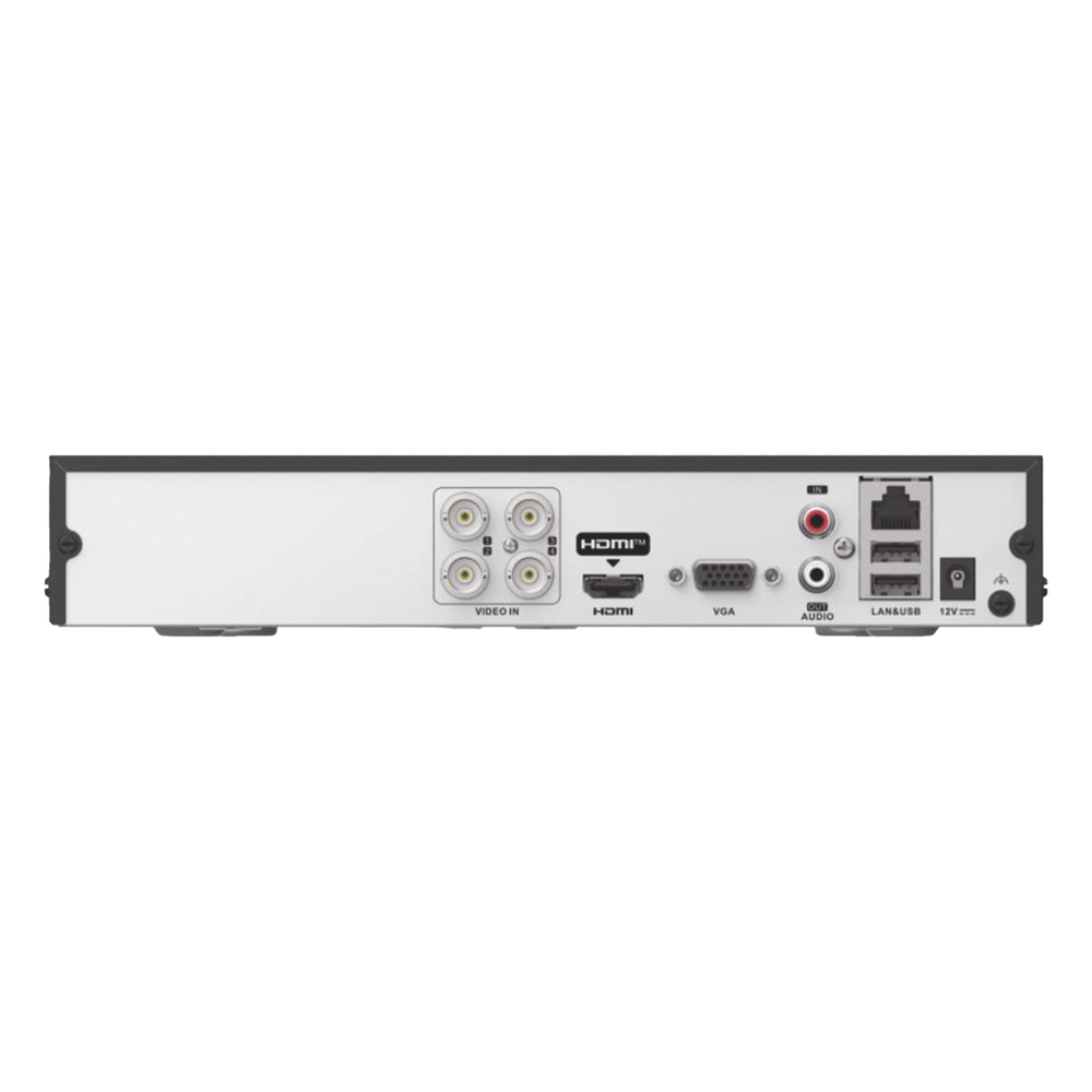 [Audio Bidireccional] DVR 4 Canales TurboHD + 1 Canal IP / 2 Megapixel (1080p) Lite / Acusense Lite (Evita Falsas Alarmas) / Audio por Coaxitron / 1