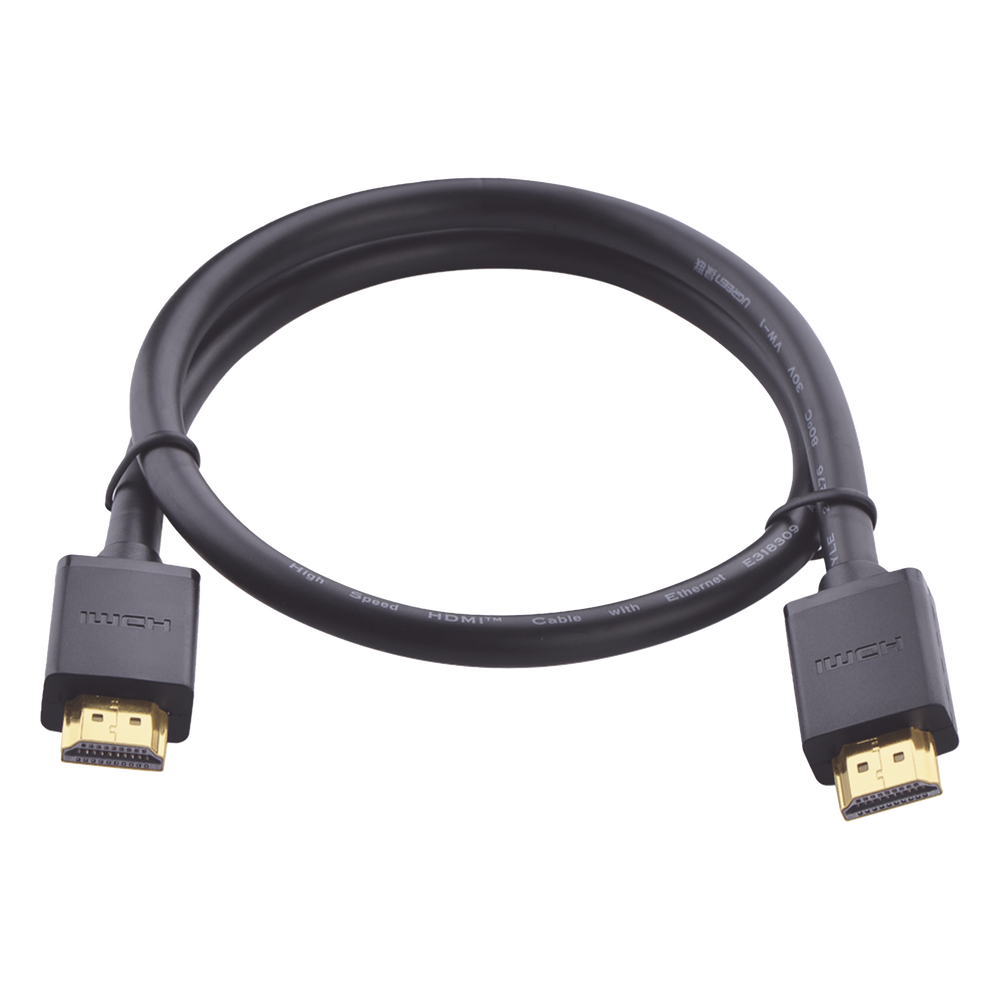 Cable HDMI 2.0 4K@60Hz | 1 Metro (3.28 Pies) | HDR | 3D | HEC (Canal Ethernet HDMI) | ARC (Canal de Retorno de Audio | Color Profundo de 48 Bits |