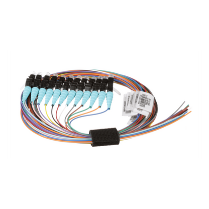Kit de 12 Pigtails con Conector LC, Multimodo 50/125 OM3, 900um, de 1 Metro (3.28 Pies)
