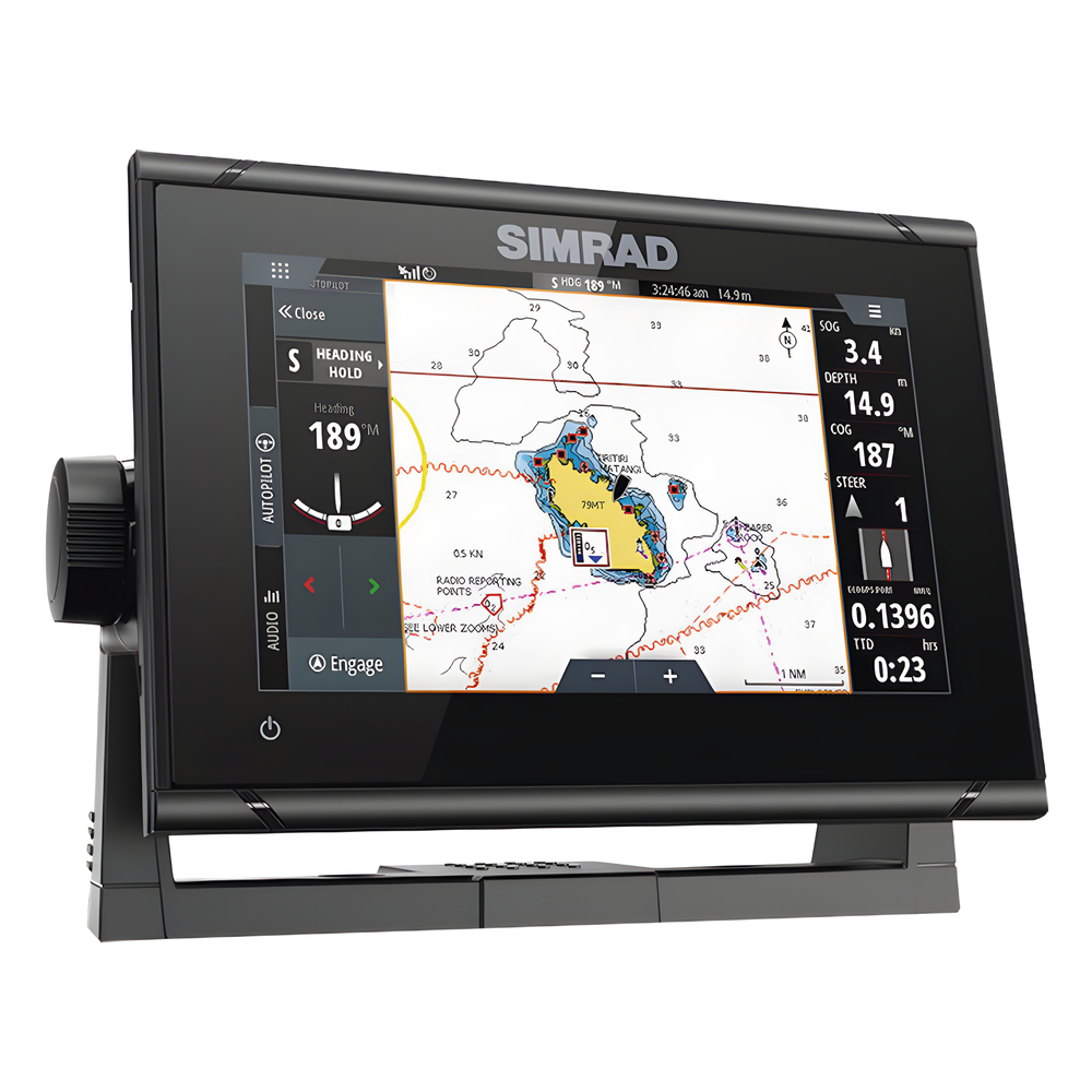 Pantalla Náutica GO7 XSR / GPS Integrado / Sonar y Radar / Pantalla Táctil 7" / Conectividad Inalámbrica / Compatible con NMEA 2000® / SteadySteer™