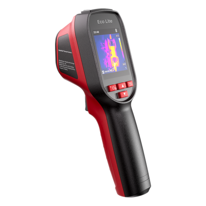 Cámara Térmica Eco Lite / Detector de 96 × 96 Píxeles / Medición de -20 °C a 550 °C / Autonomía 14 Horas / Diseño Compacto IP54 / Ideal para Hogar