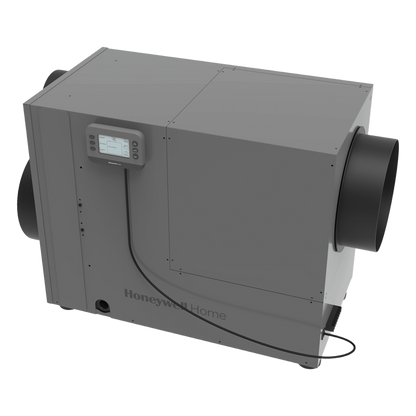 Deshumidificador de casa completa de 90 pints por día con ventilación integrada, salida tri-direccional y sensores de fuga, filtro MERV 8 de 14x20