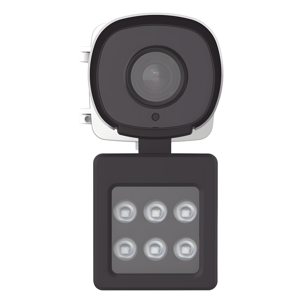 Cámara Bullet AI Road Traffic Pro / LPR en Tiempo Real / Luz Suplementaria IR/Blanca / 90 fps / Starvis 0.002 Lux / Super WDR 140dB / IP67 / ONVIF y