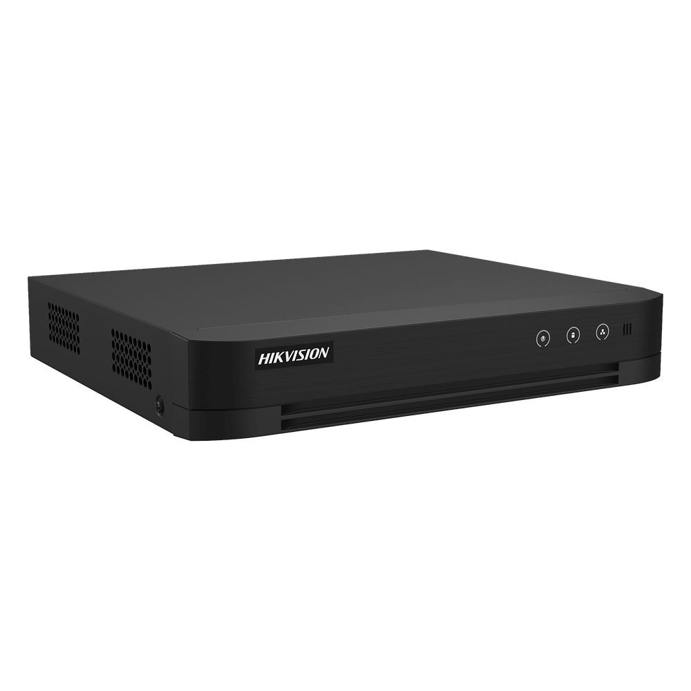 DVR 8 Canales TURBOHD + 4 Canales IP / 5 Megapixel Lite - 3K Lite / Audio Bidireccional /ACUSENSE (Evista falsas alarmas) / 1 Bahía de Disco Duro