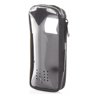 Funda de Piel Reforzada, con Frente Transparente para Serie Satelital IC-SAT100
