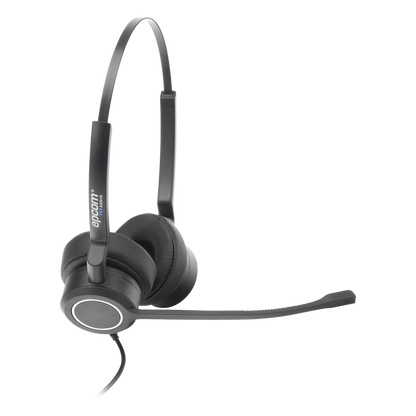 Audífonos USB de Diadema ESTÉREO con Audio HD / Micrófono con Cancelación de Ruido / Calidad para uso en Oficina