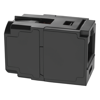 Módulo Acoplador RJ45 a RJ45, Mini-Com, Categoría 6A, Color Negro