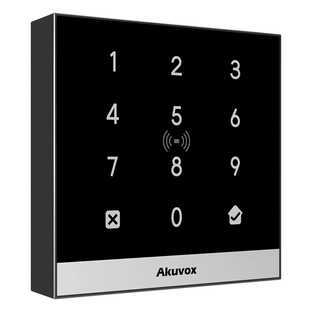 Teclado de Control de Acceso + Bracket de Instalación / Administración 100% en la Nube / Interfaz WEB / POE / Lector Prox 125 kHz / MIFARE 13.56MHz