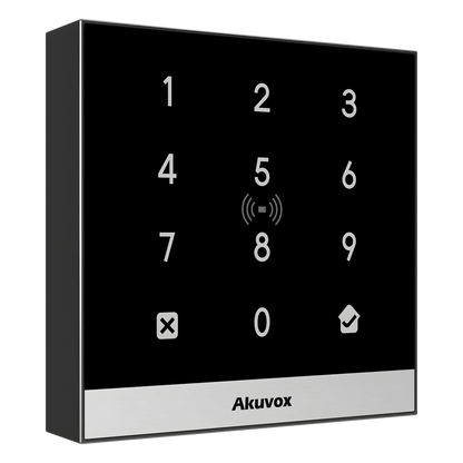 Teclado de Control de Acceso + Bracket de Instalación / Administración 100% en la Nube / Interfaz WEB / POE / Lector Prox 125 kHz / MIFARE 13.56MHz